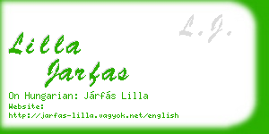 lilla jarfas business card