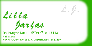 lilla jarfas business card